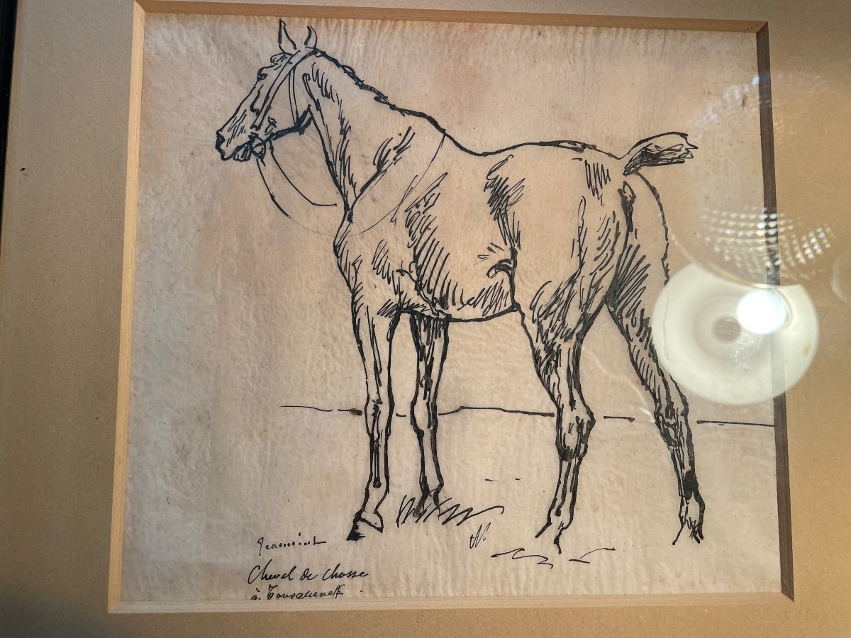 Ink Drawing By Jeanniot Pierre Georges -photo-4