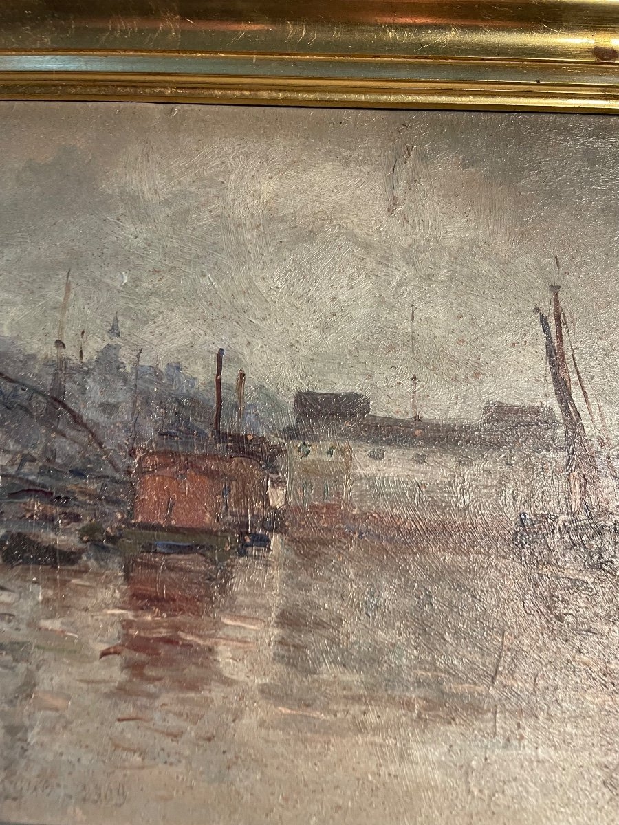 Pair Of Paintings By Courregelongue -photo-3
