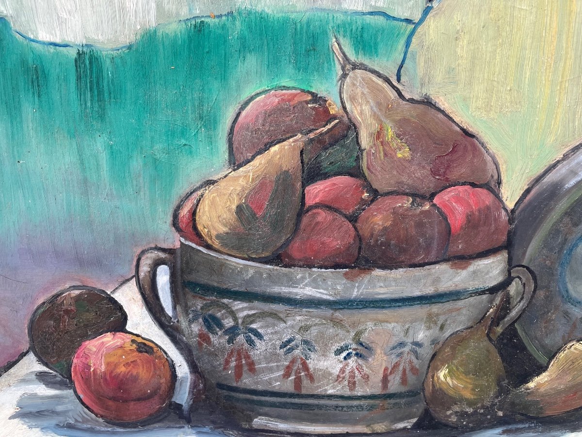 Pont Aven School; The Soup And The Fruits 