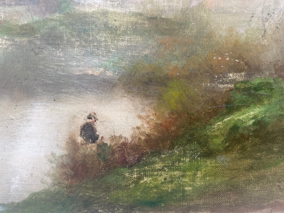 River And Fisherman 