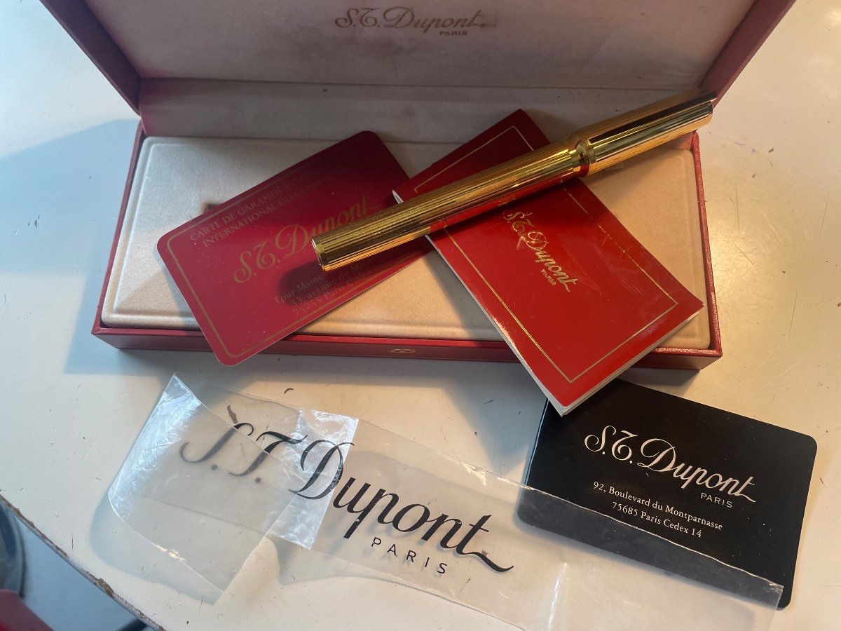 Dupont Gold Fountain Pen -photo-5