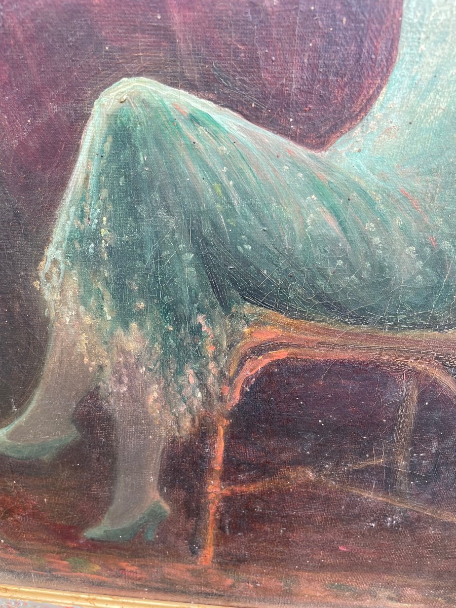 Woman On Terrace In Moonlight -photo-3