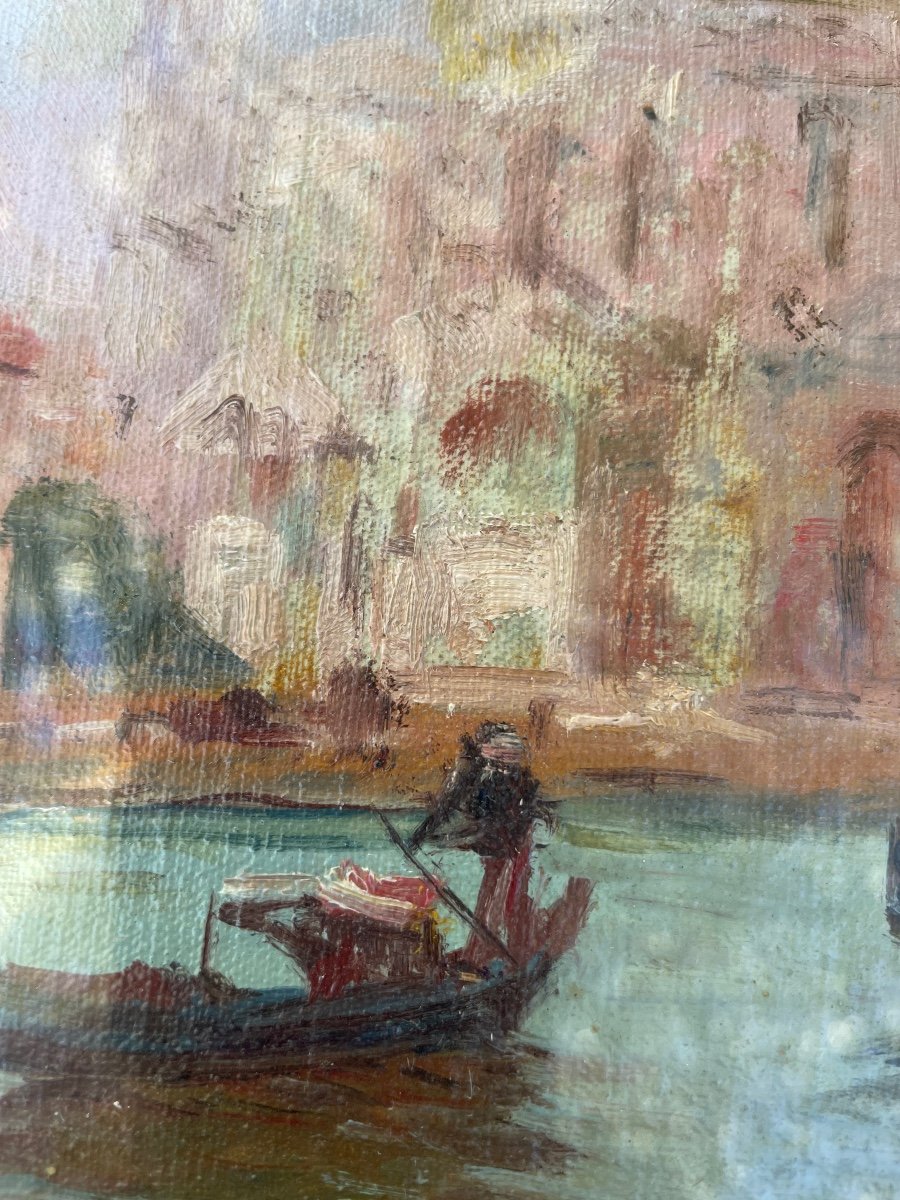 Venice And Its Gondoliers By Emile Boivin -photo-4