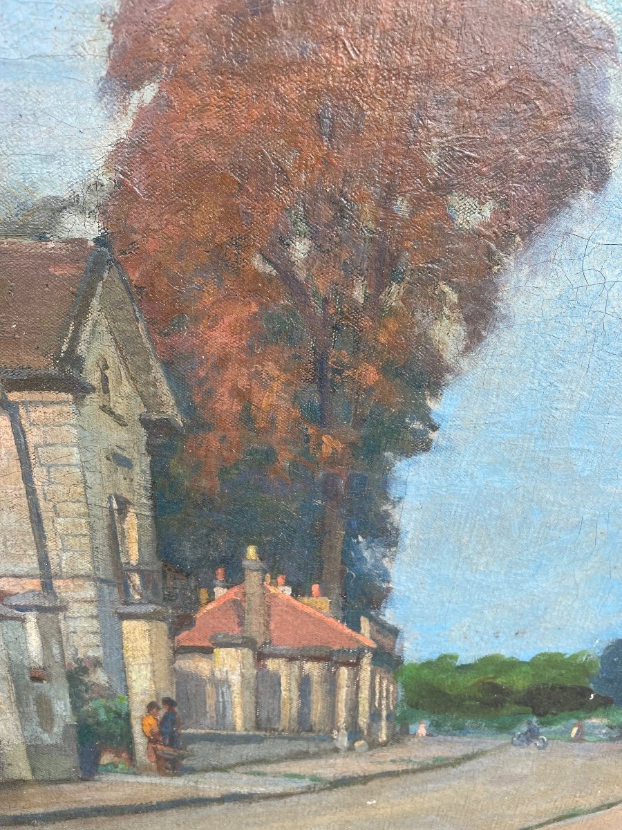 Village Of Louveciennes In Thiriet 