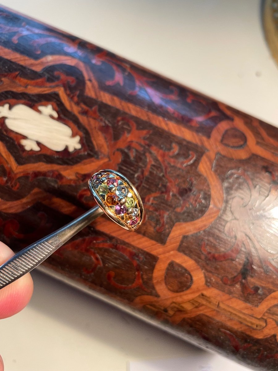 Gold And Stone Ring 