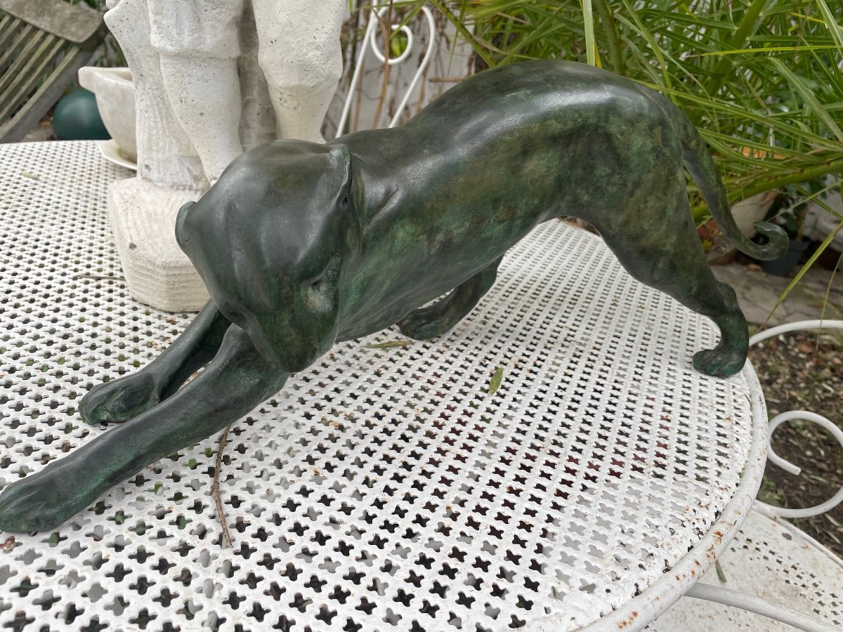Panthère  En Bronze -photo-2