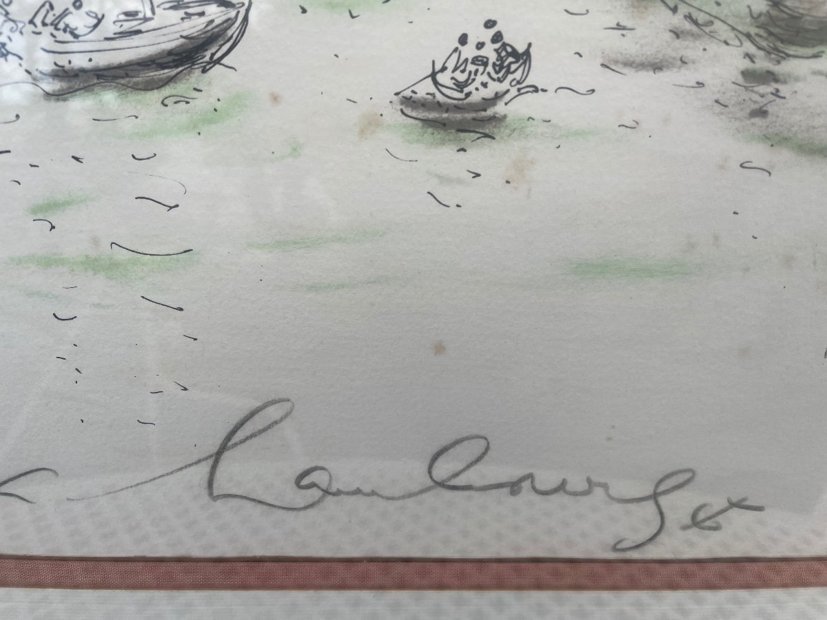 Lithographie épreuve D’artiste D’andré Hambourg -photo-2