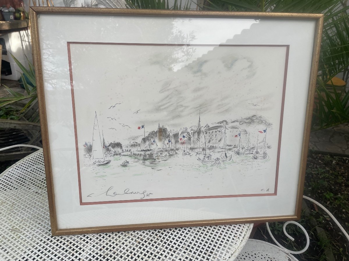 Lithographie épreuve D’artiste D’andré Hambourg -photo-7
