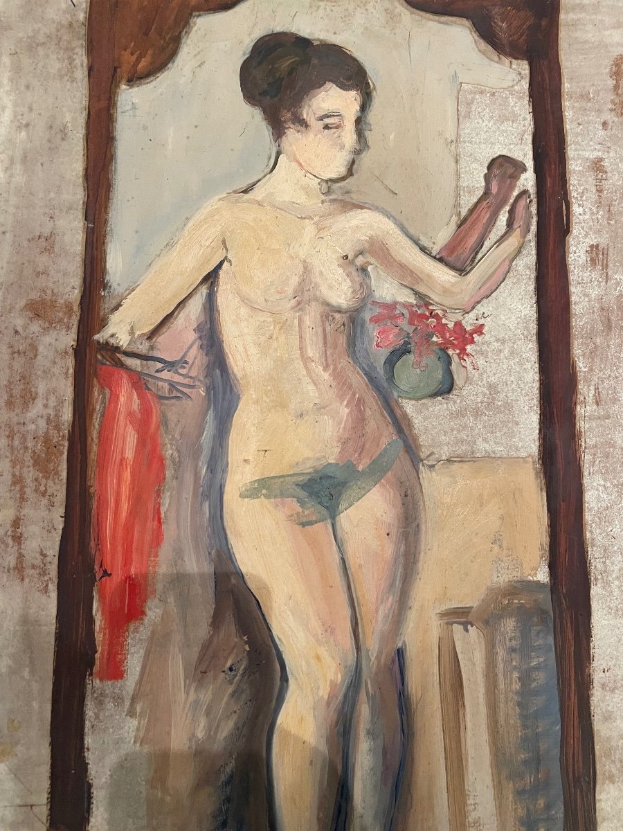 Nue à La Salle De Bain -photo-1