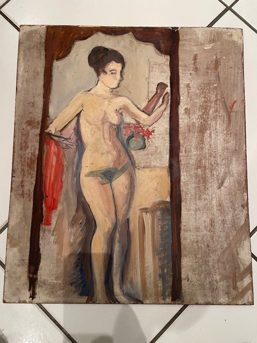 Nue à La Salle De Bain -photo-3