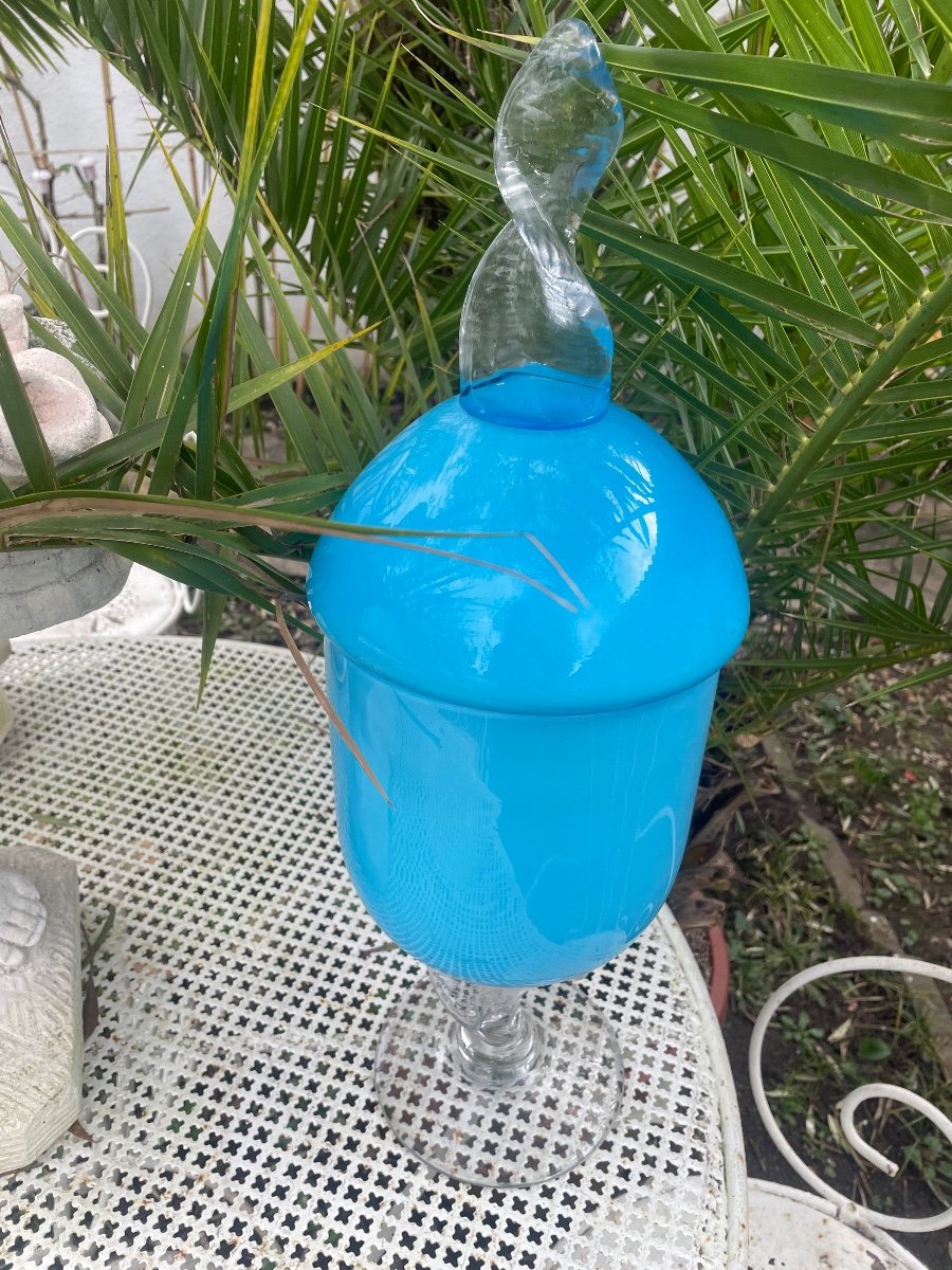 Large Murano Glass Candy Box -photo-7