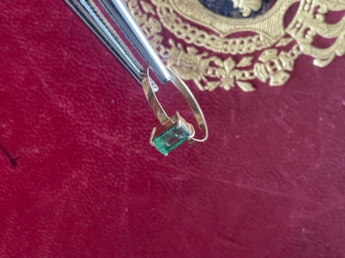Gold And Emerald Ring -photo-3