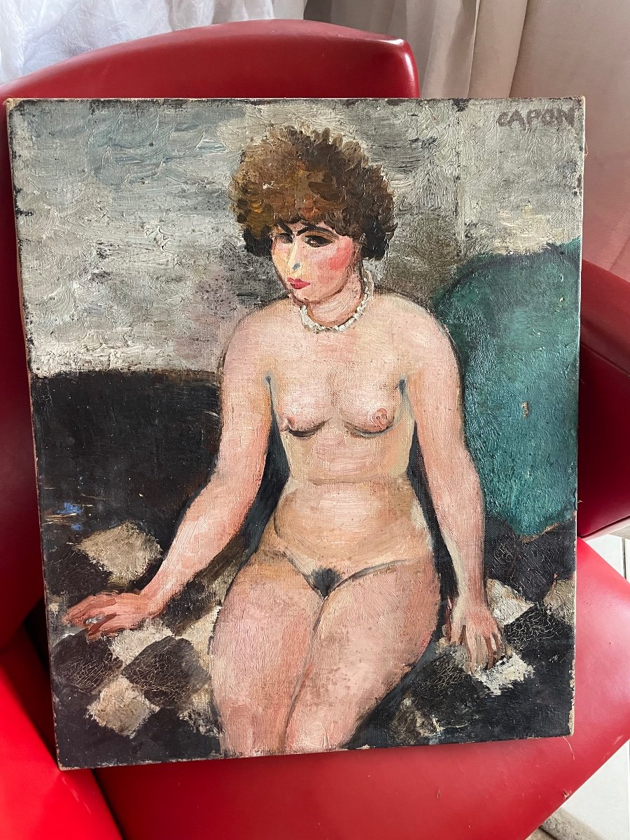 Naked Woman By Georges Emile Capon -photo-1