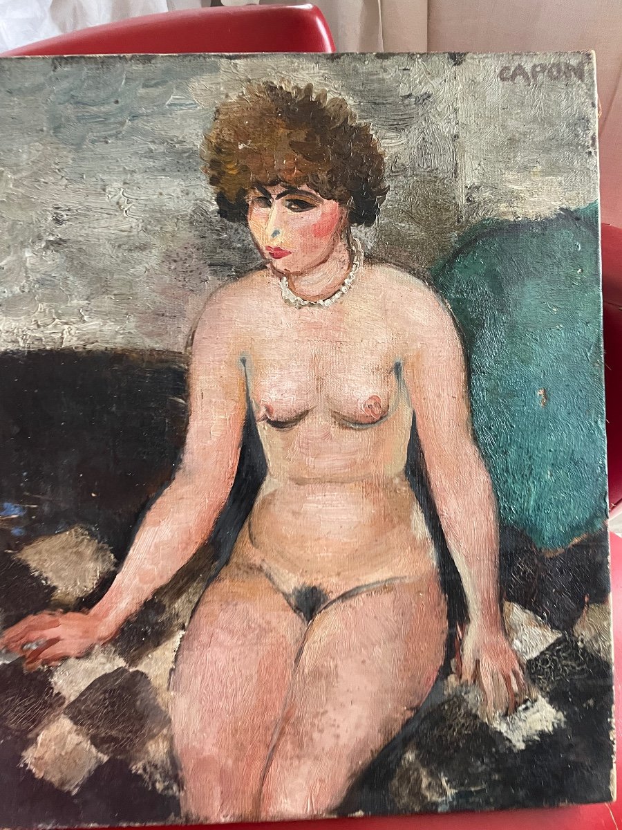Naked Woman By Georges Emile Capon -photo-3