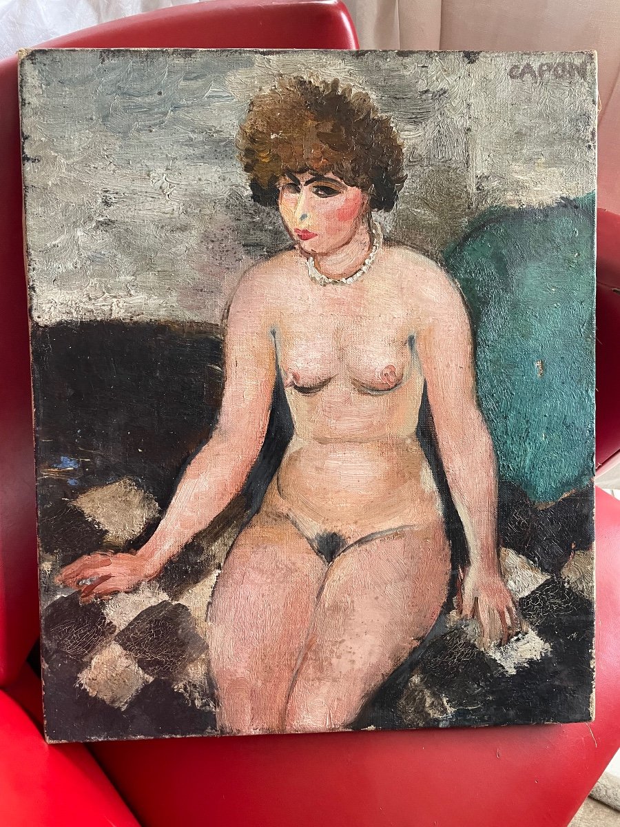 Naked Woman By Georges Emile Capon -photo-4