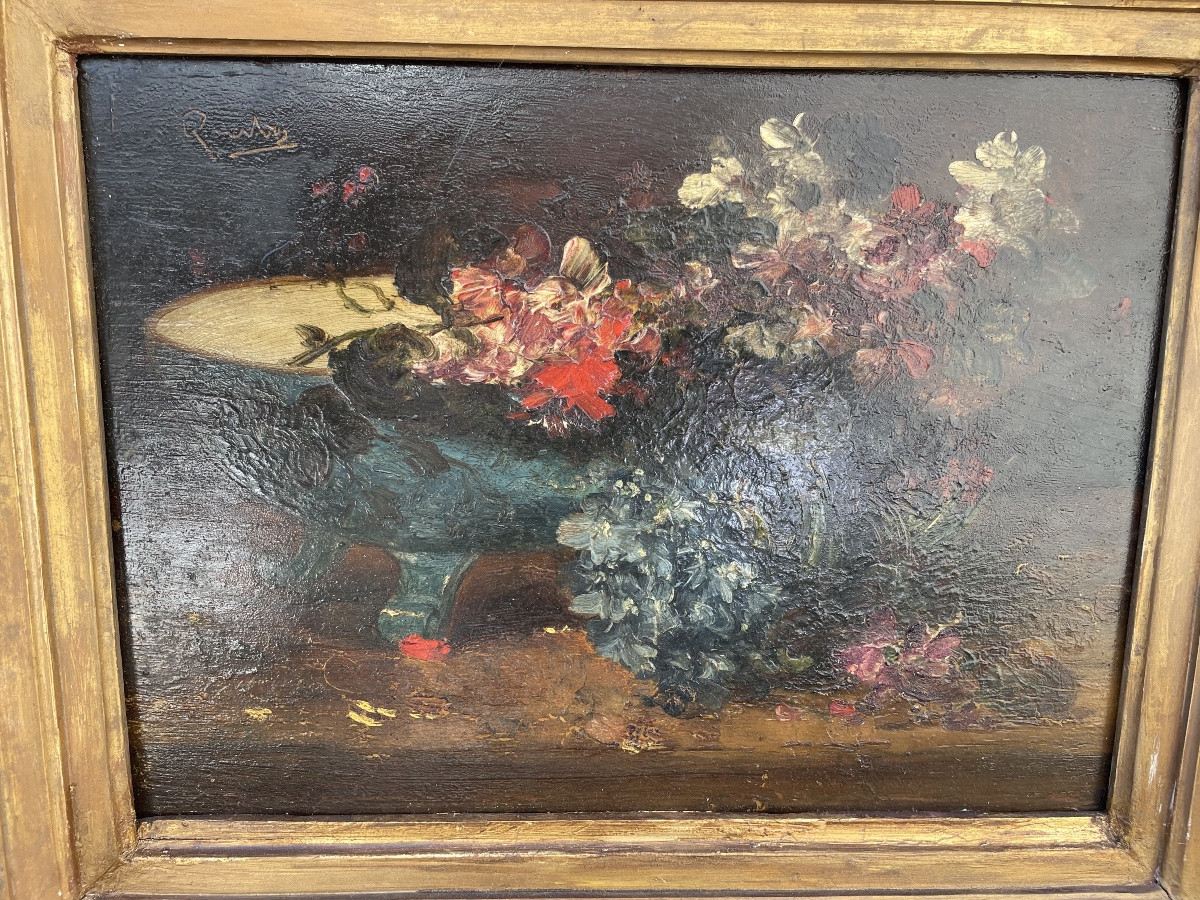 Porcelain Bowl With Flower Beds -photo-2