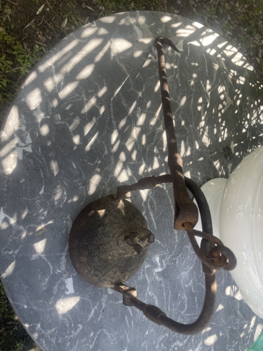 18th Century Miner's Oil Lamp 