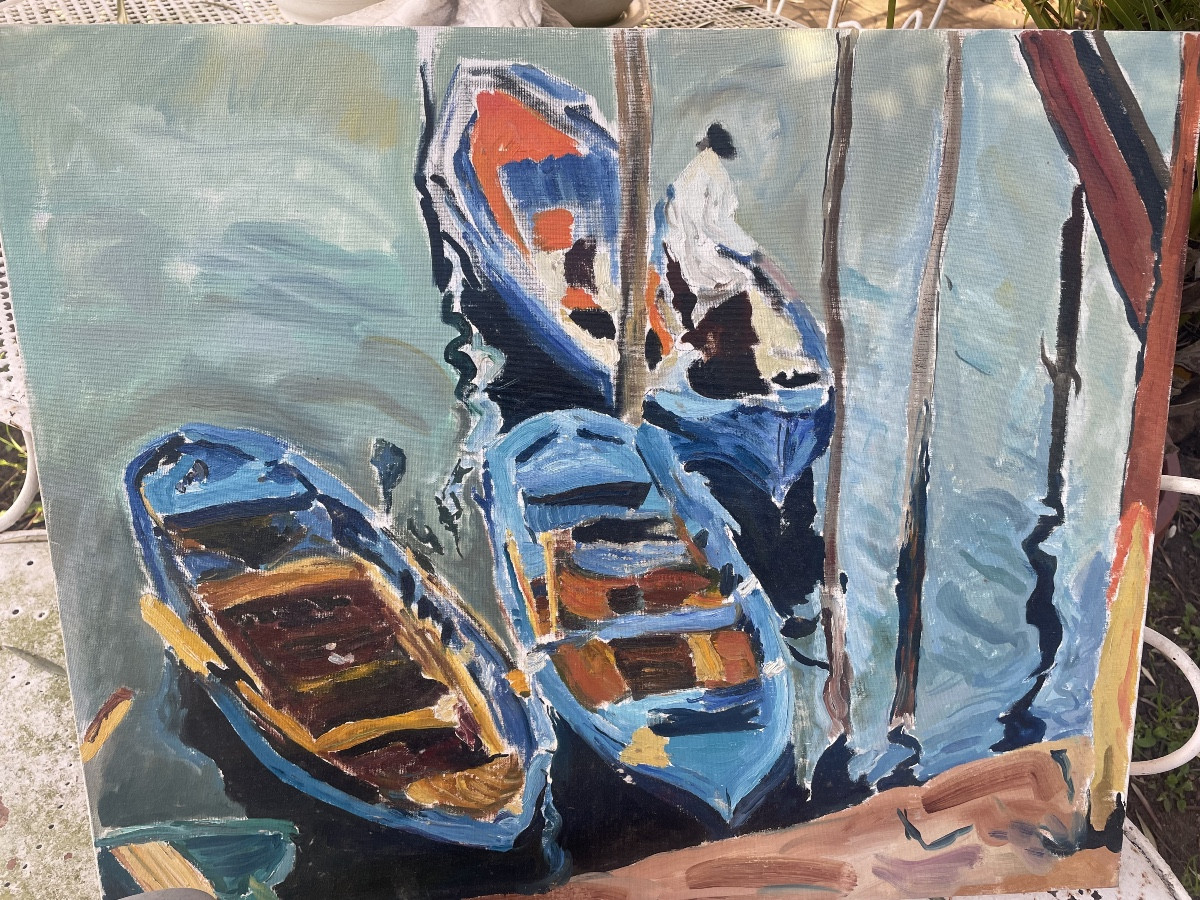 Barques De Pêche Et Pêcheurs 