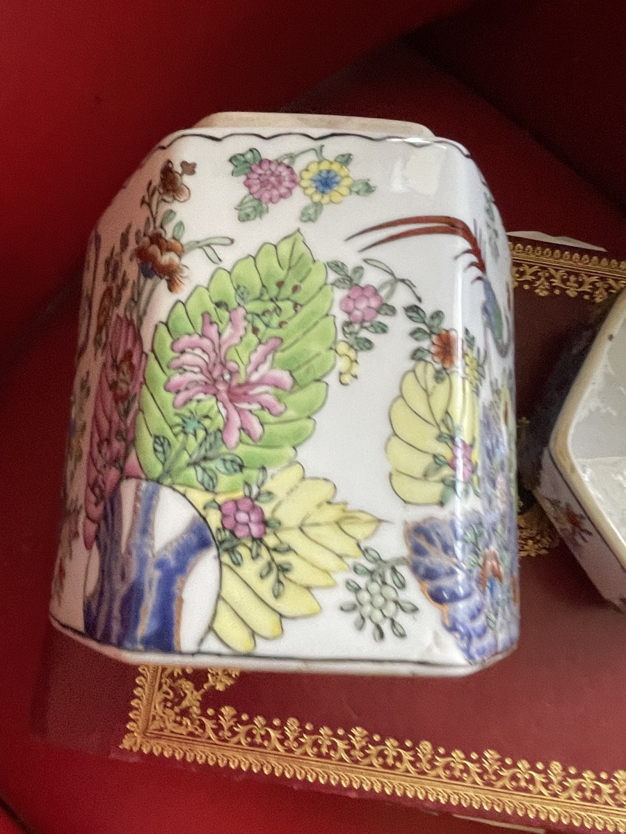 Boîte à Thé Porcelaine Asiatique -photo-8