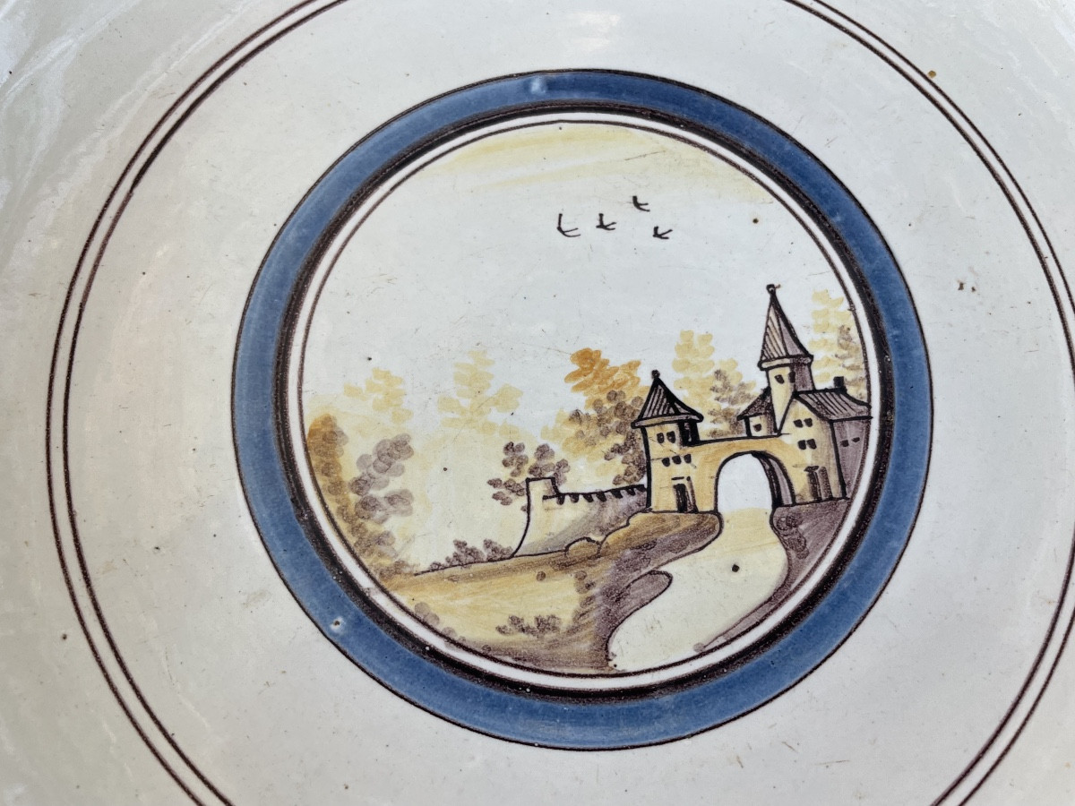 18th Century Earthenware Bowl 