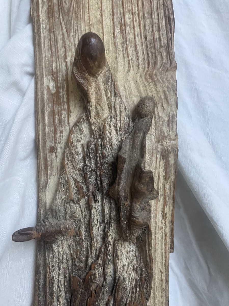 Virgin And Child In Wood -photo-4