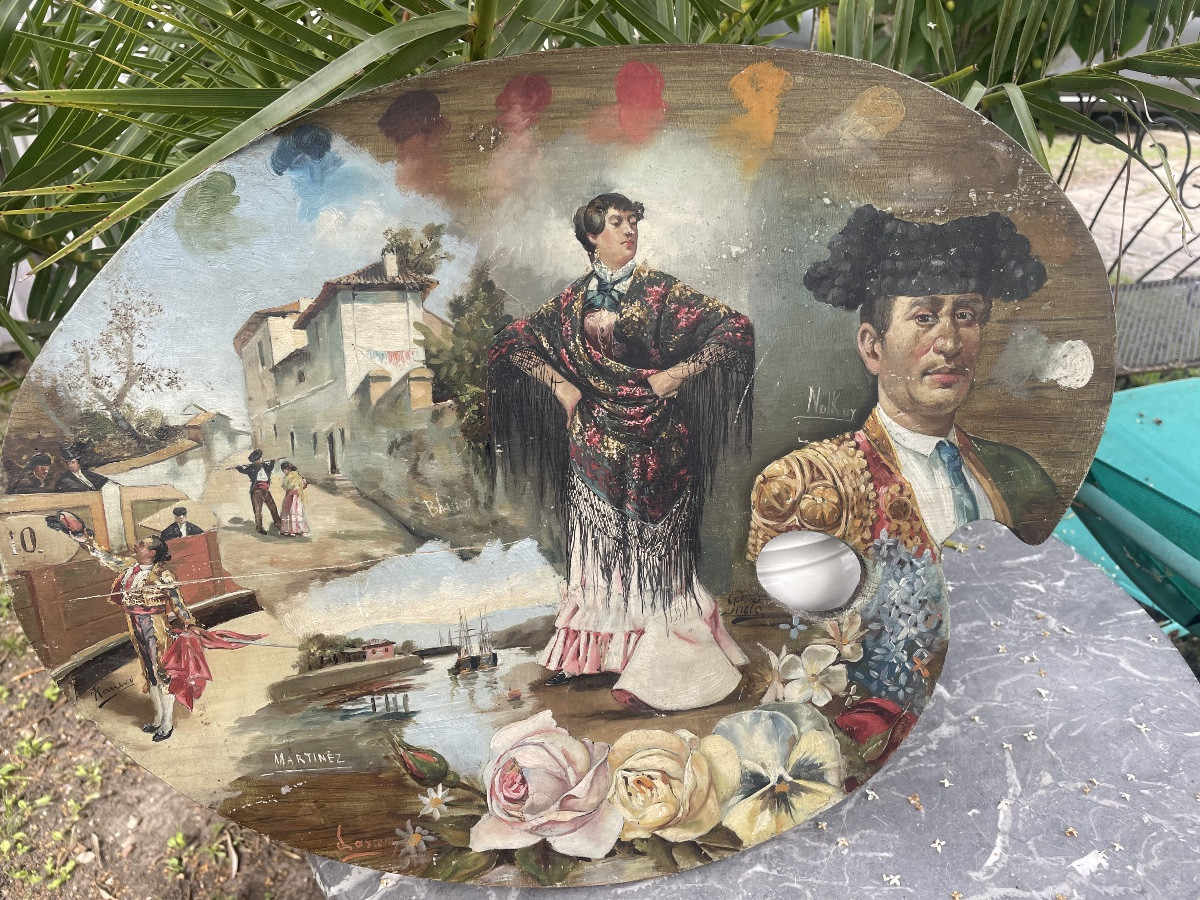 Palette de peintre de Martinez -photo-8