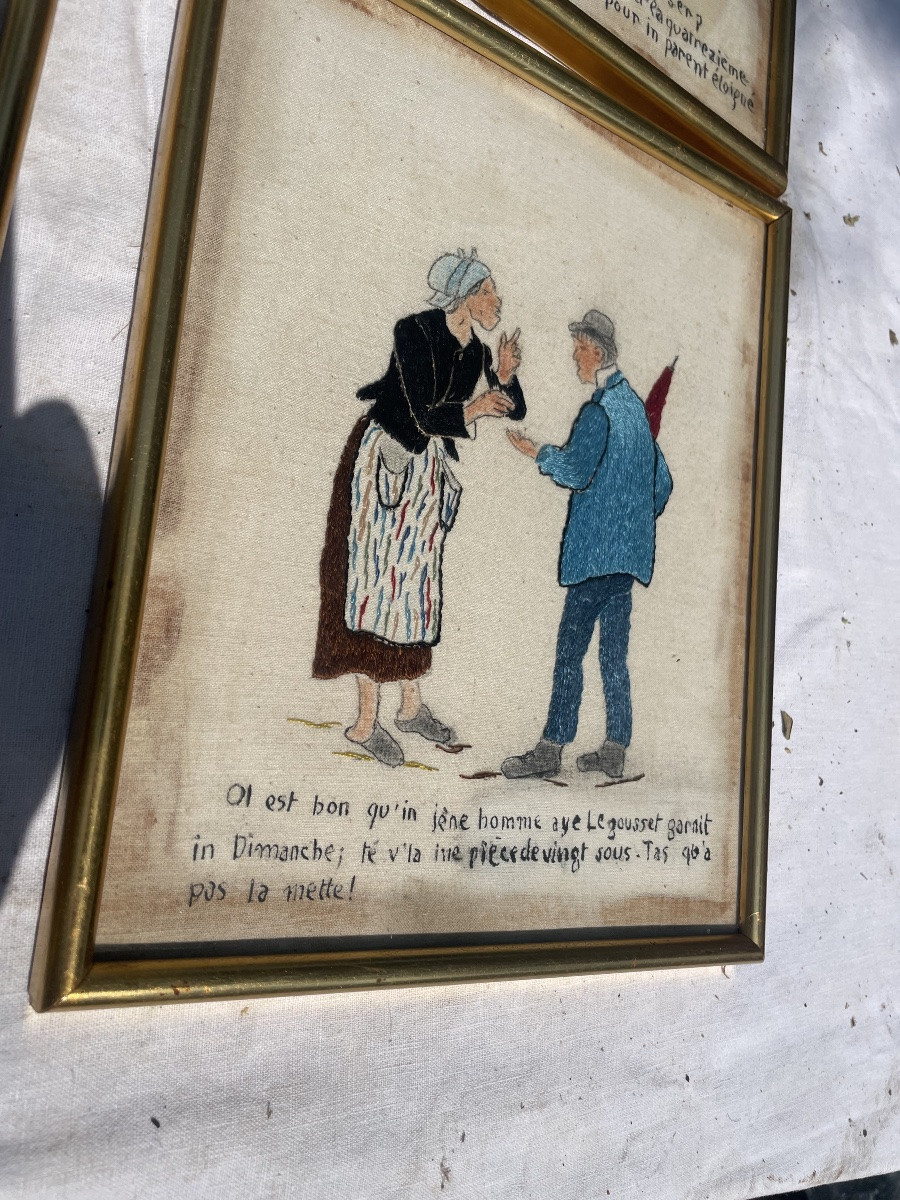 Série de tableaux brodés -photo-5