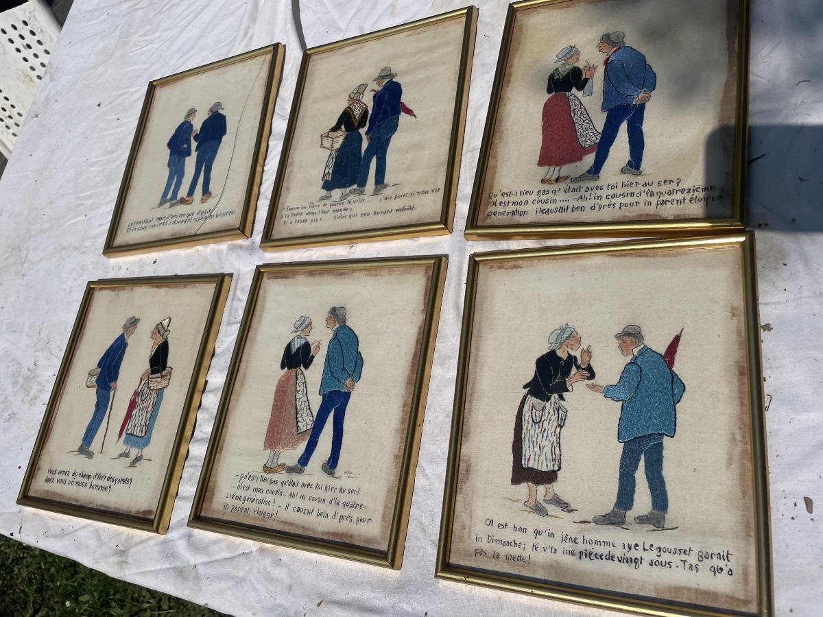 Série de tableaux brodés -photo-6