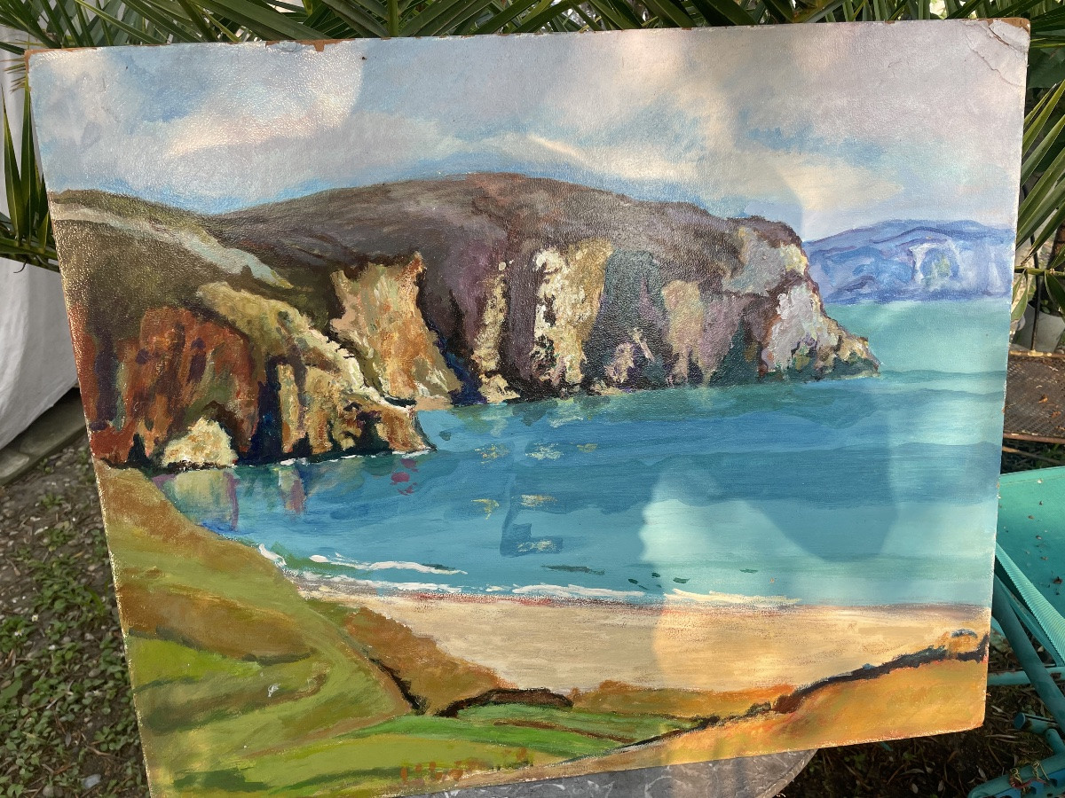 Les falaises et la mer -photo-3