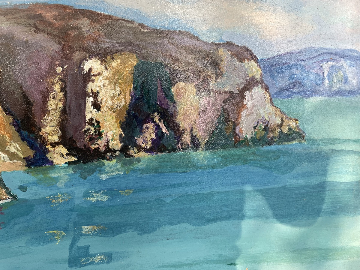 Les falaises et la mer -photo-4