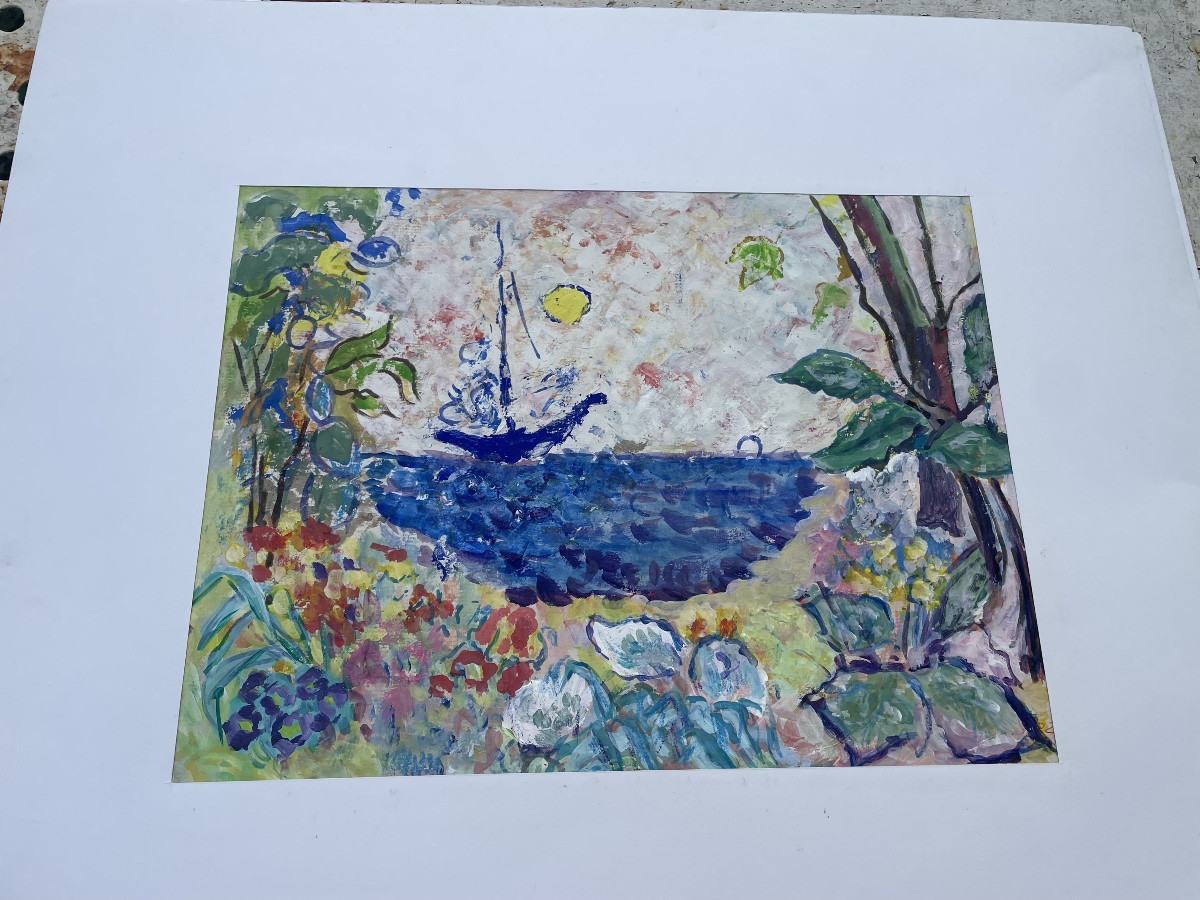 Soleil et voilier -photo-2