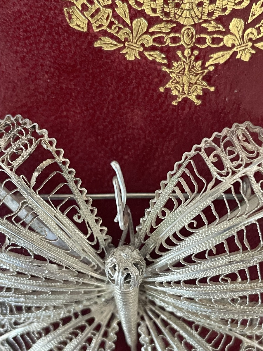 Silver Butterfly Brooch -photo-4