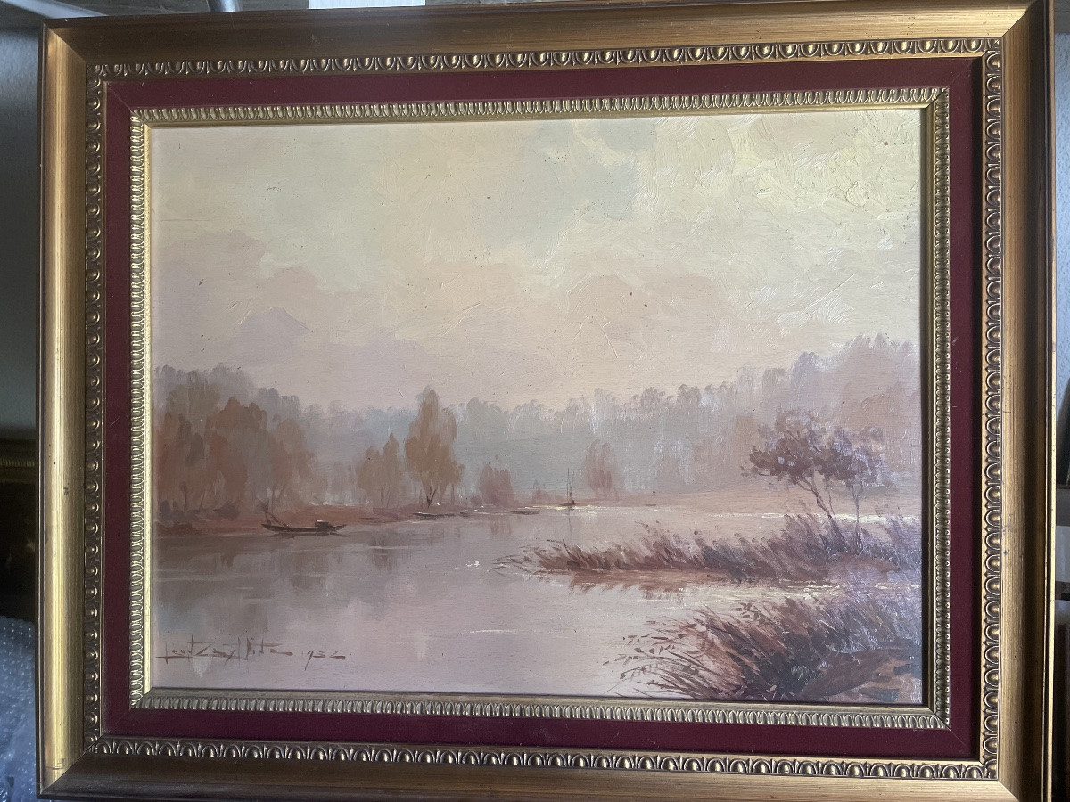 The Boats On The Marne By Léon Zeytline -photo-4