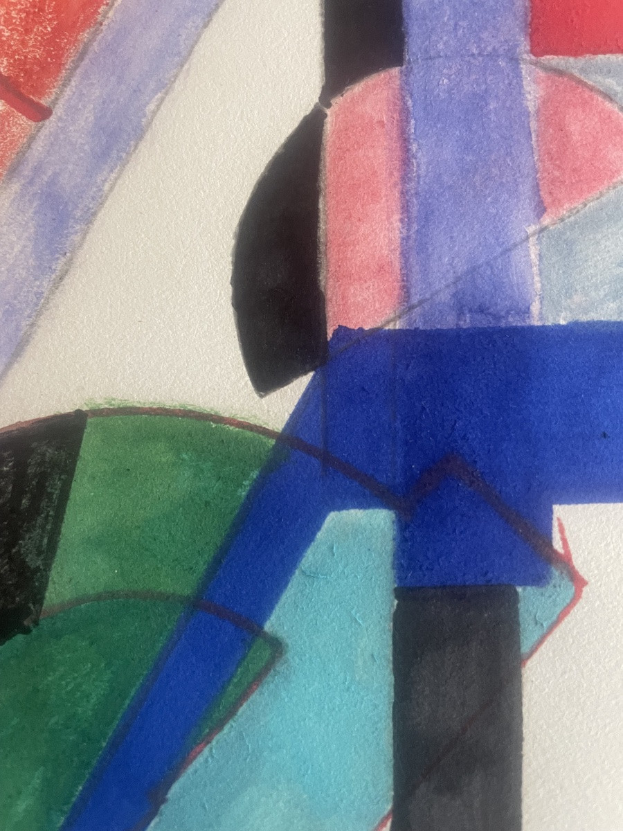 Gouache cubiste  de Franciska Clausen -photo-3