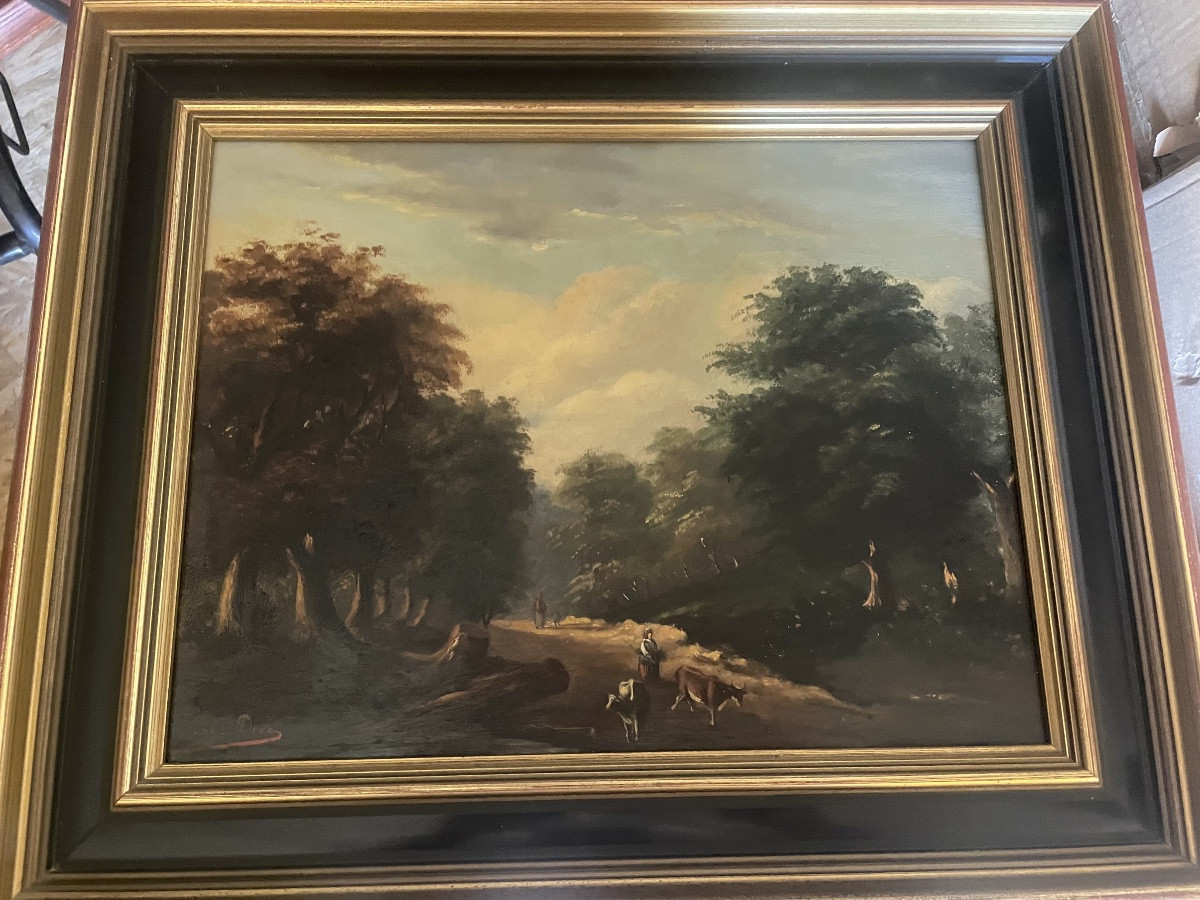 Tableau de l’école de barbizon de Eug .Dédé -photo-5