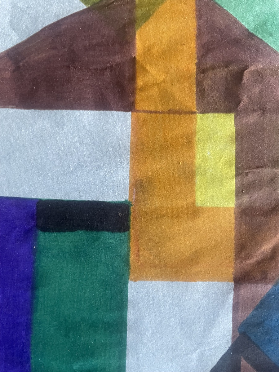 Cubist Gouache By Franciska Clausen -photo-5