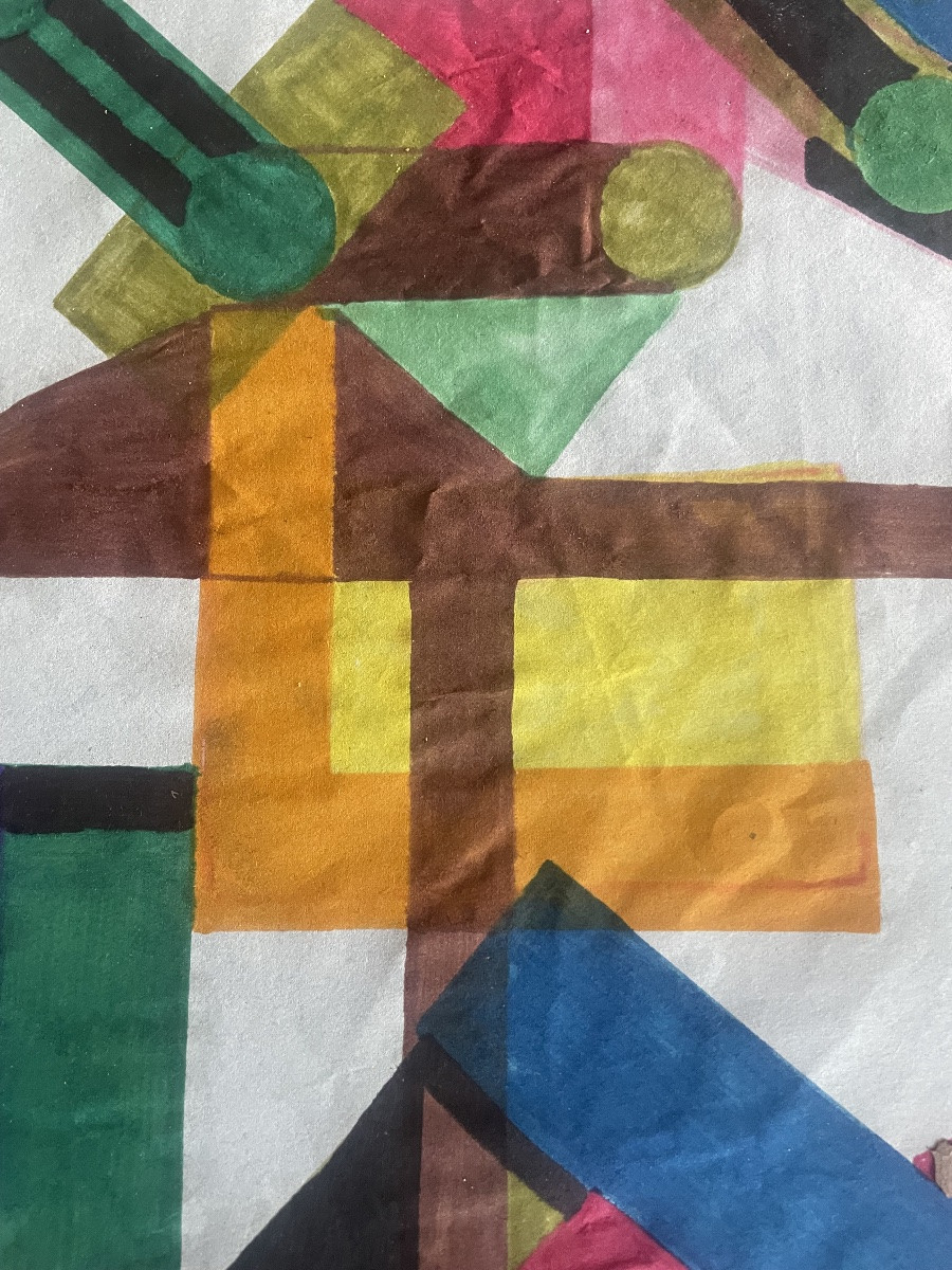 Cubist Gouache By Franciska Clausen -photo-6