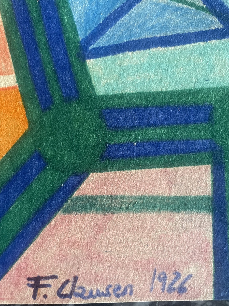 Cubist Gouache By Franciska Clausen -photo-3