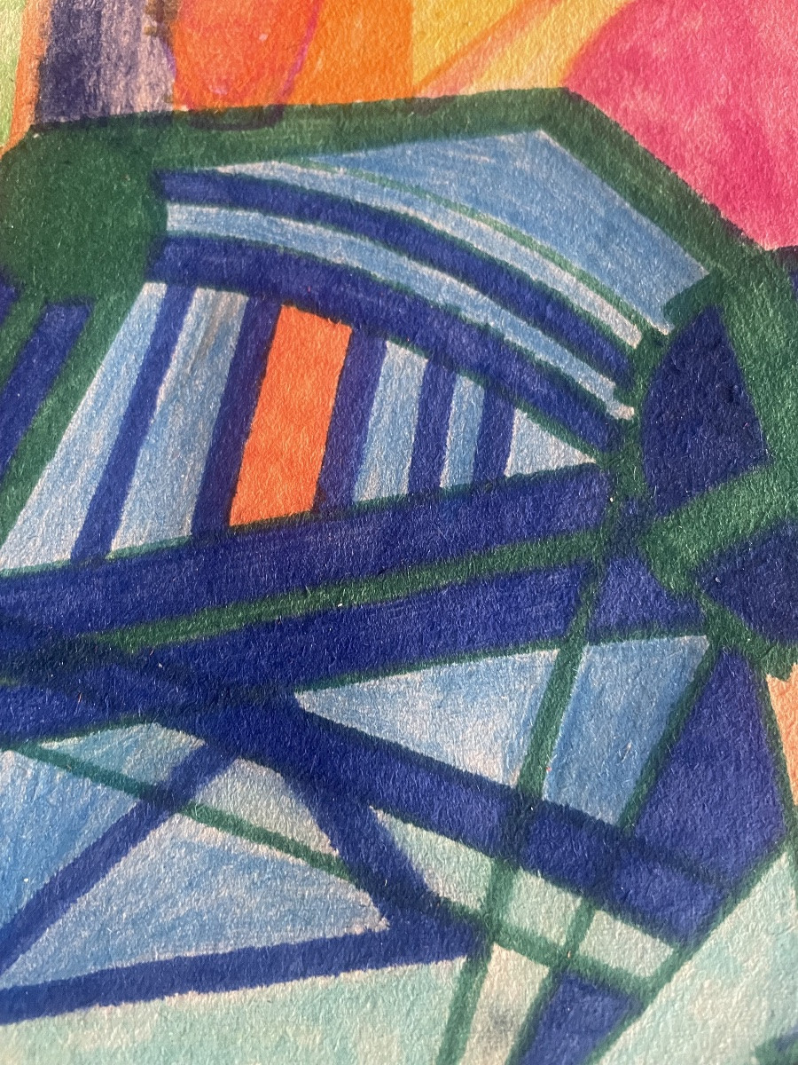 Cubist Gouache By Franciska Clausen -photo-5
