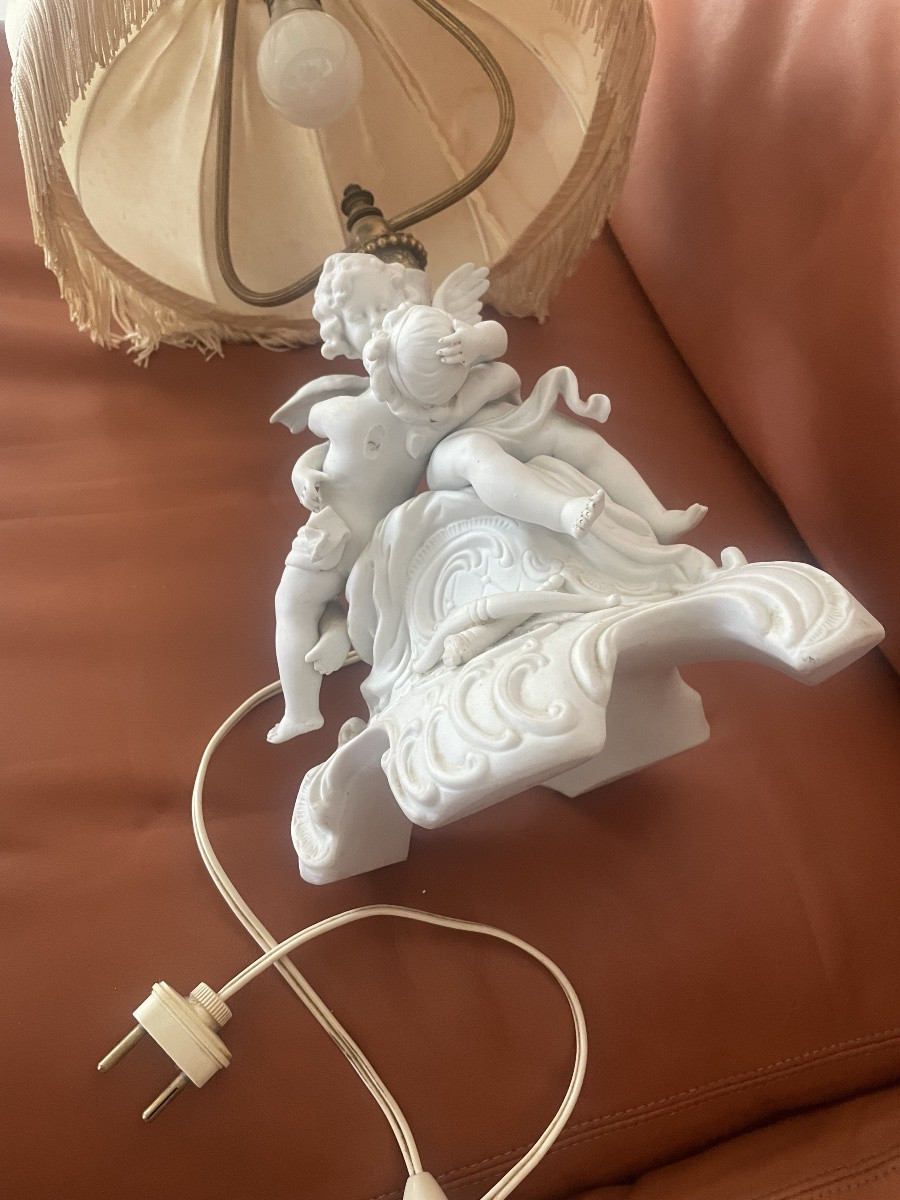 Biscuit lampe les deux angelots -photo-3