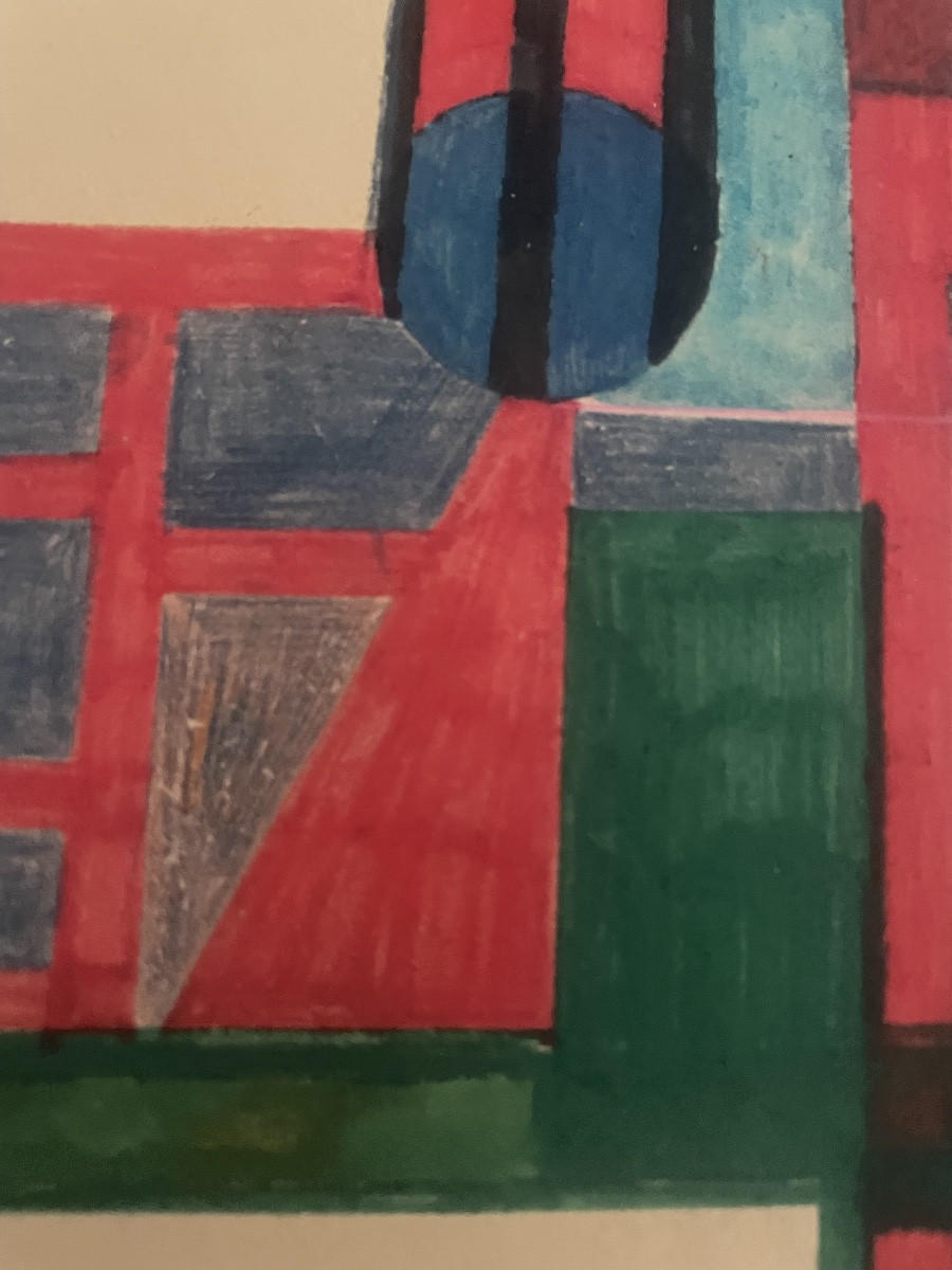 Cubist Gouache By Franciska Clausen -photo-3