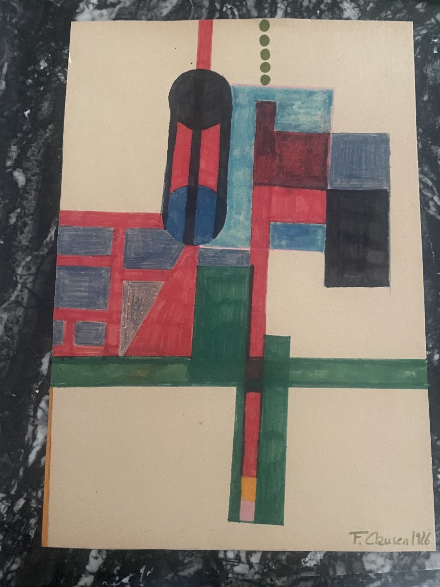 Cubist Gouache By Franciska Clausen -photo-5