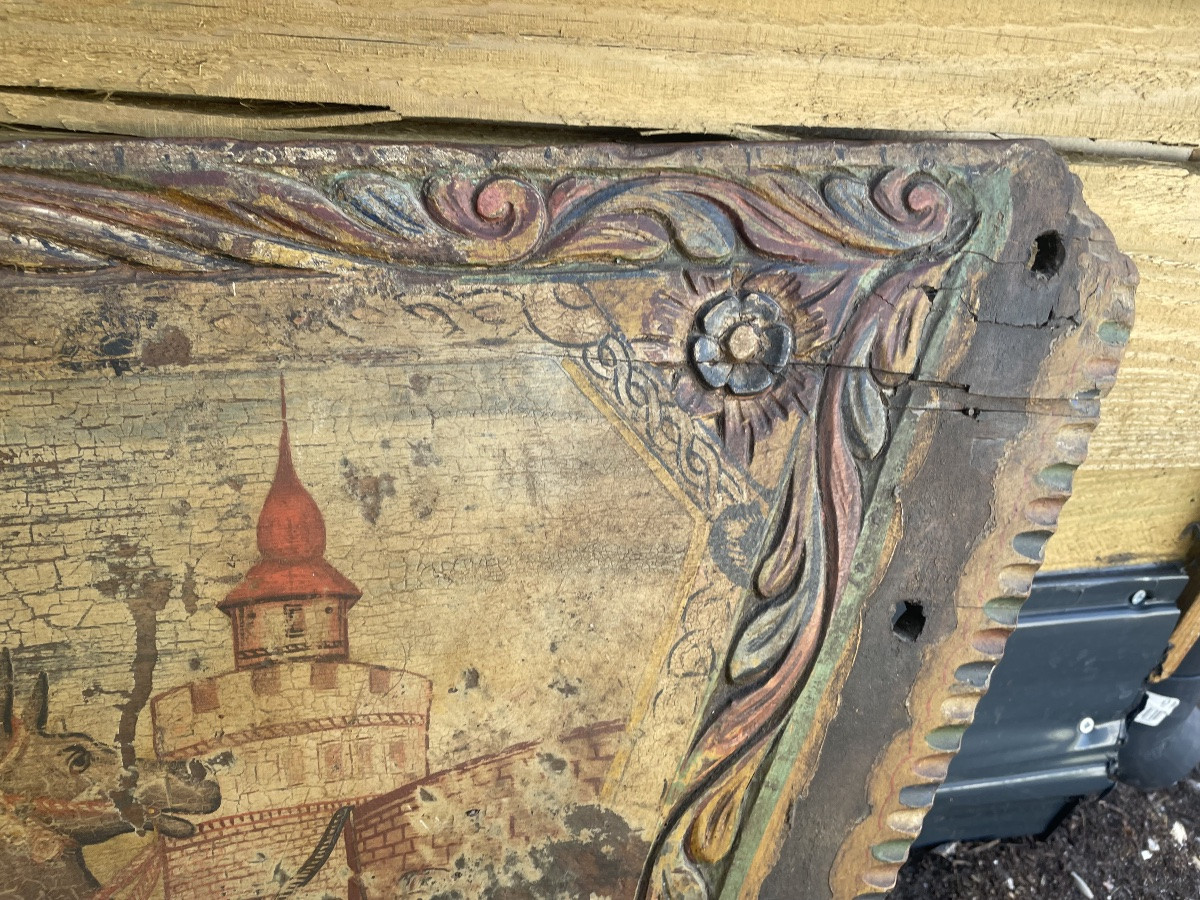 18th Century Neapolitan Cart Panel -photo-4