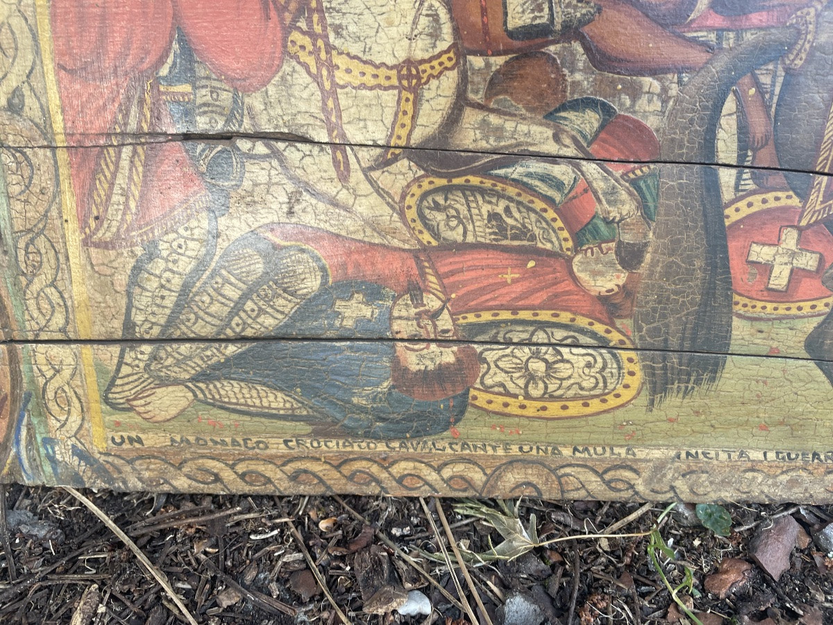 18th Century Neapolitan Cart Panel -photo-7