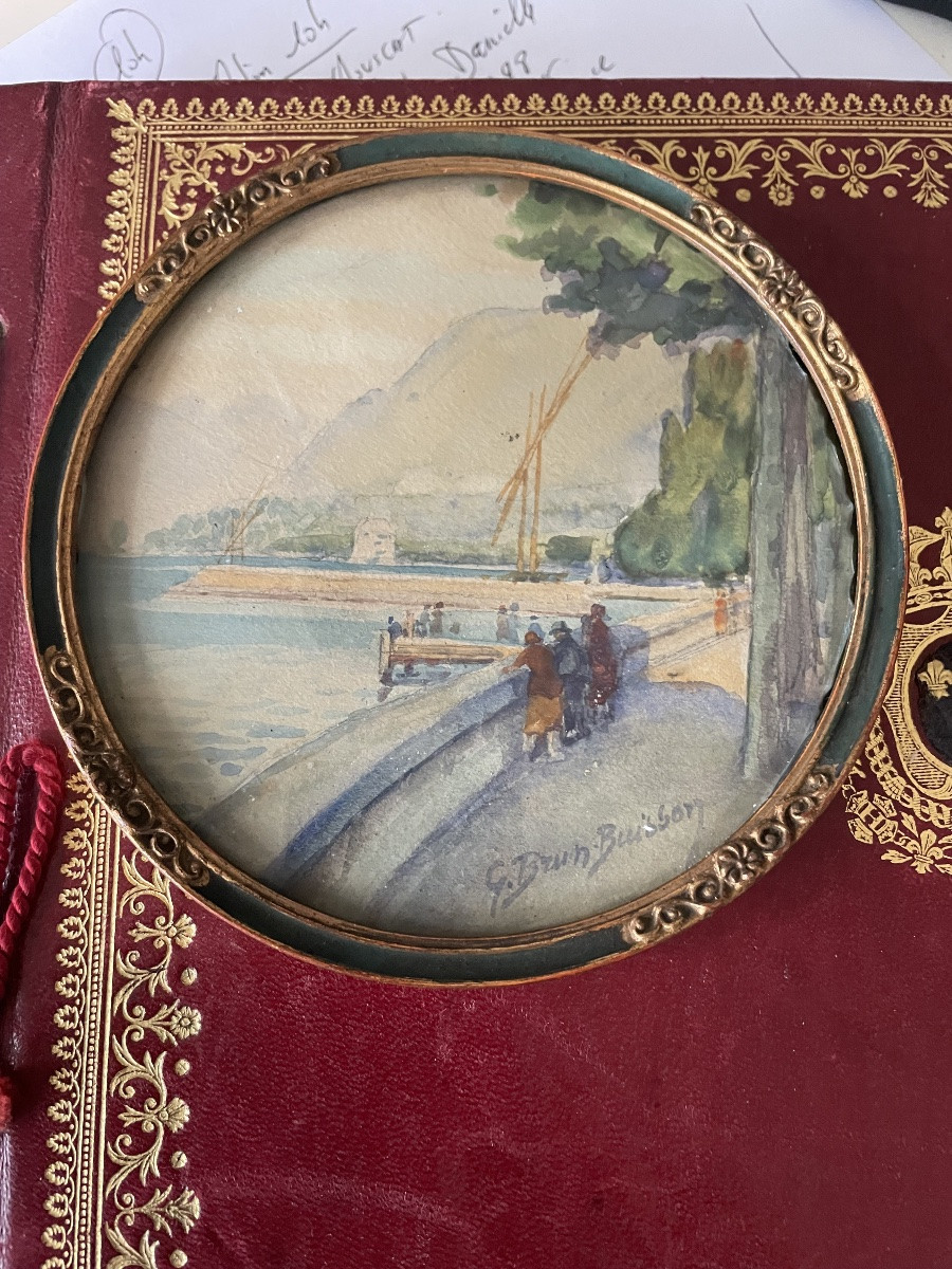 Quai et promeneurs de Brun -Buisson -photo-7