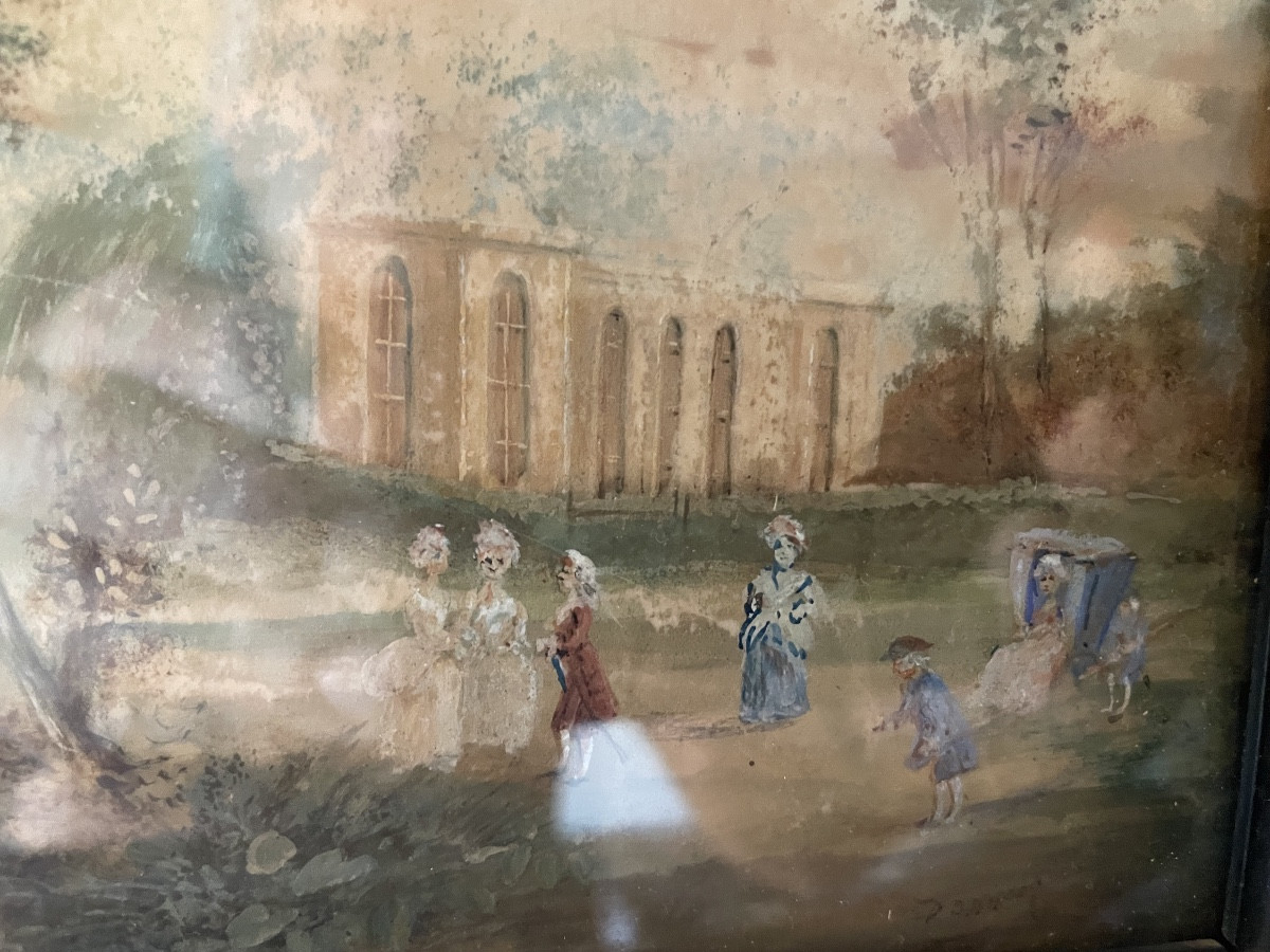 Pair Of 18th Century Gouaches 