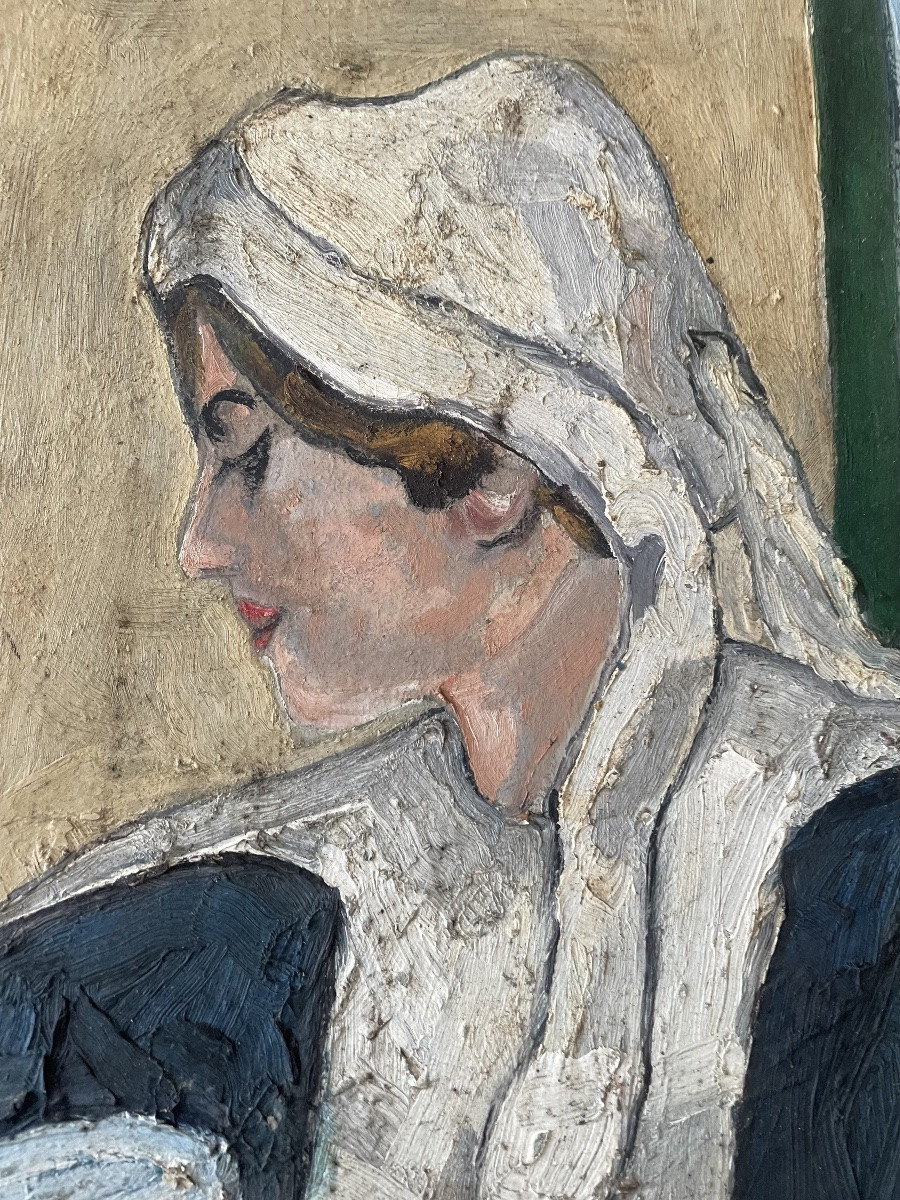 The Breton Woman With The Pitcher And The Fruit -photo-1