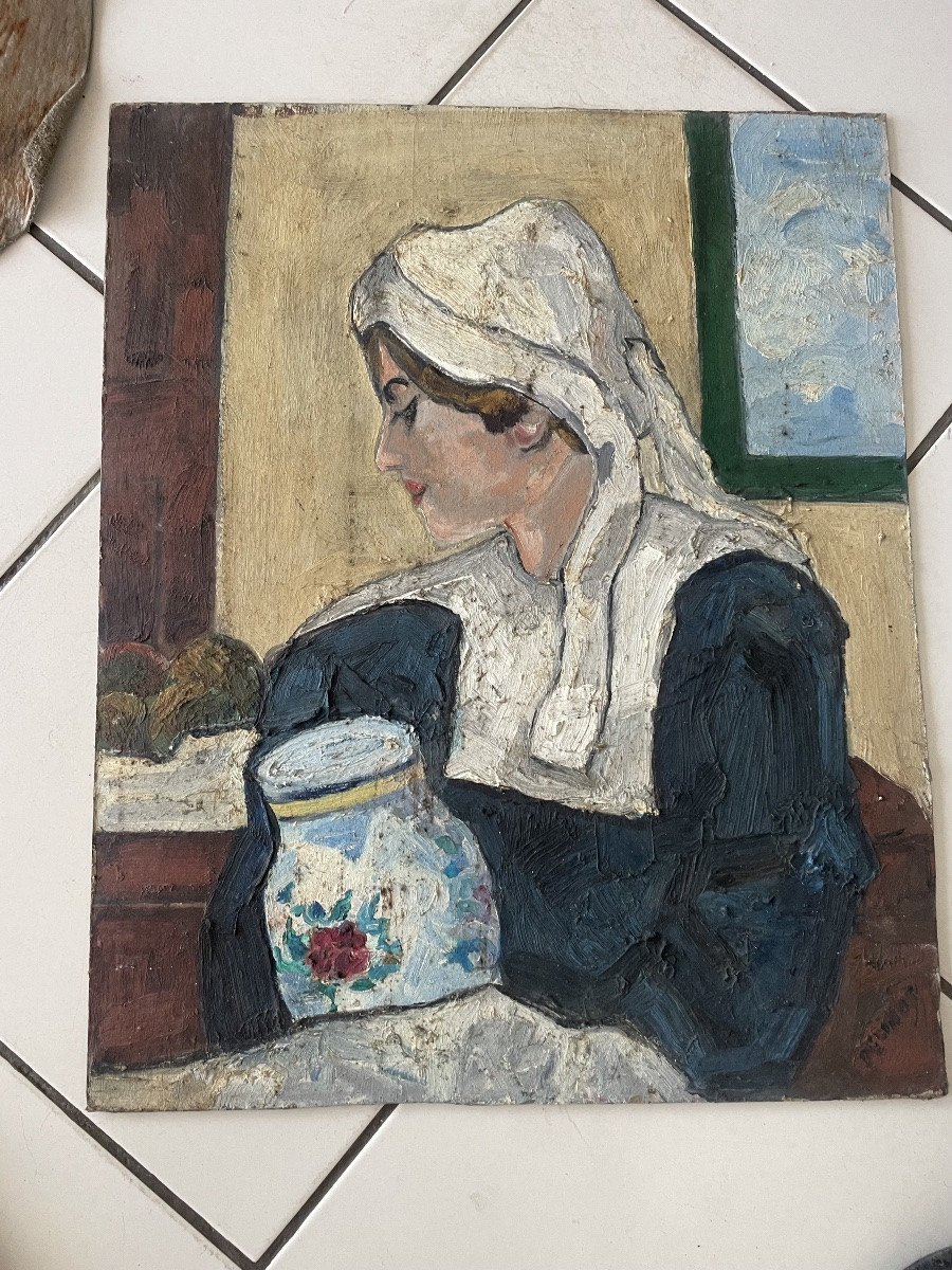 The Breton Woman With The Pitcher And The Fruit -photo-7