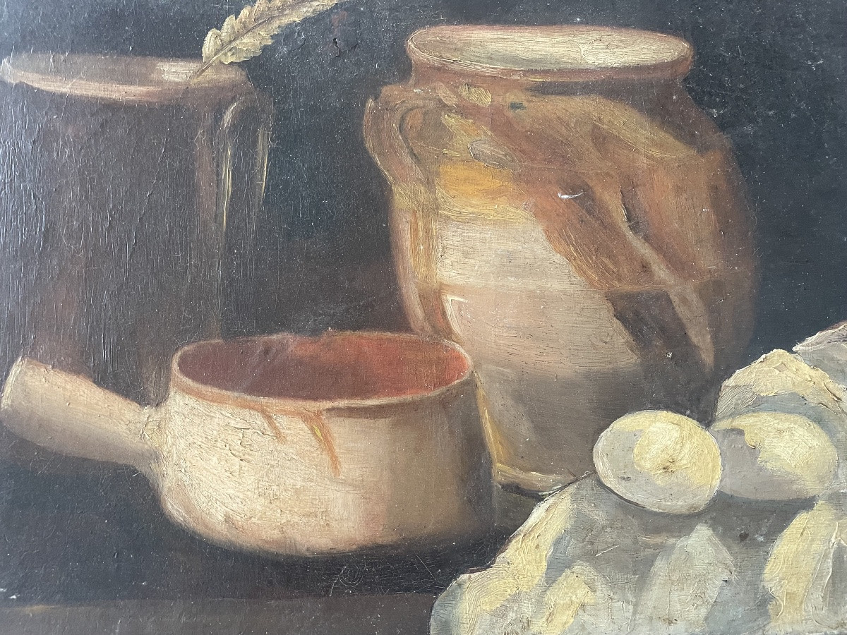 Nature morte aux terres cuites de cuisine -photo-2