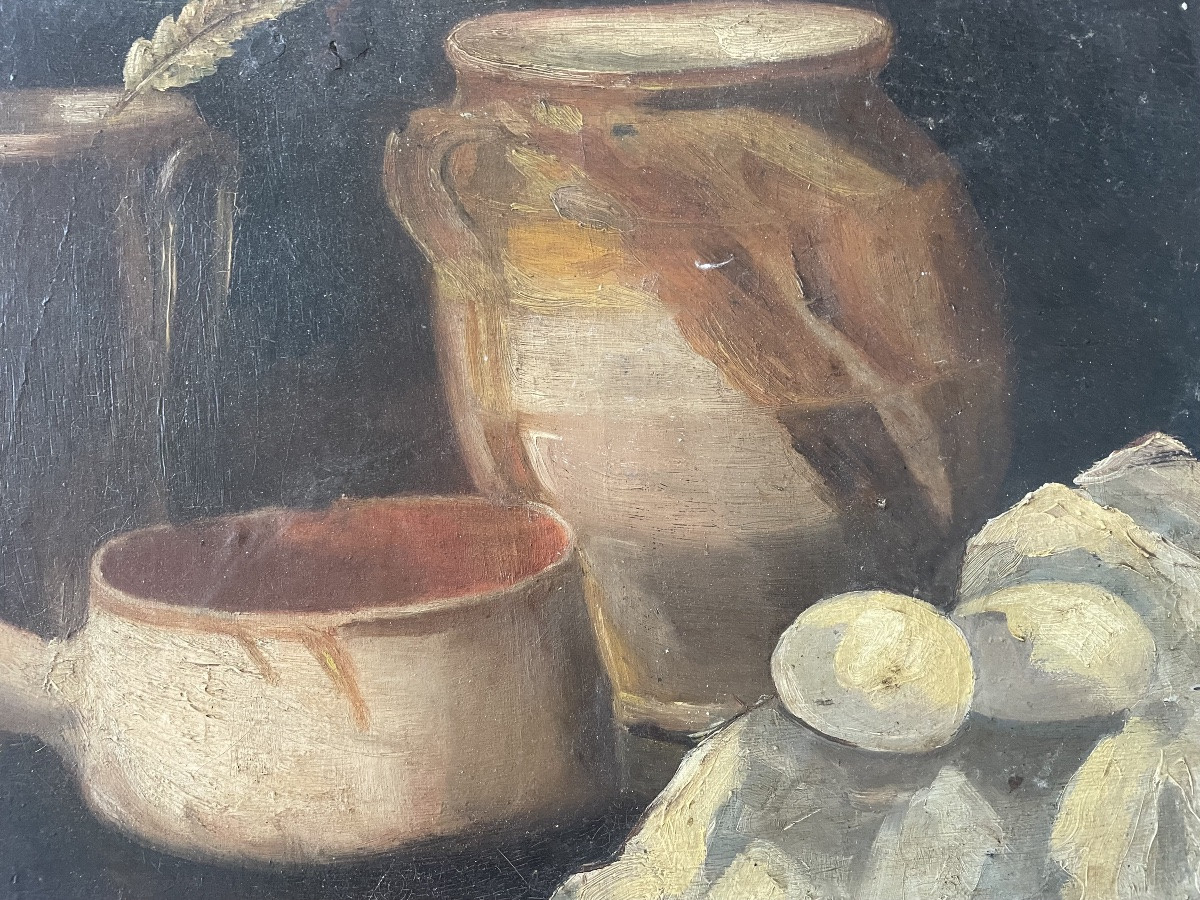 Nature morte aux terres cuites de cuisine -photo-3